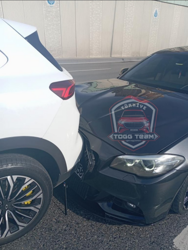 TOGG ilə BMW toqquşdu