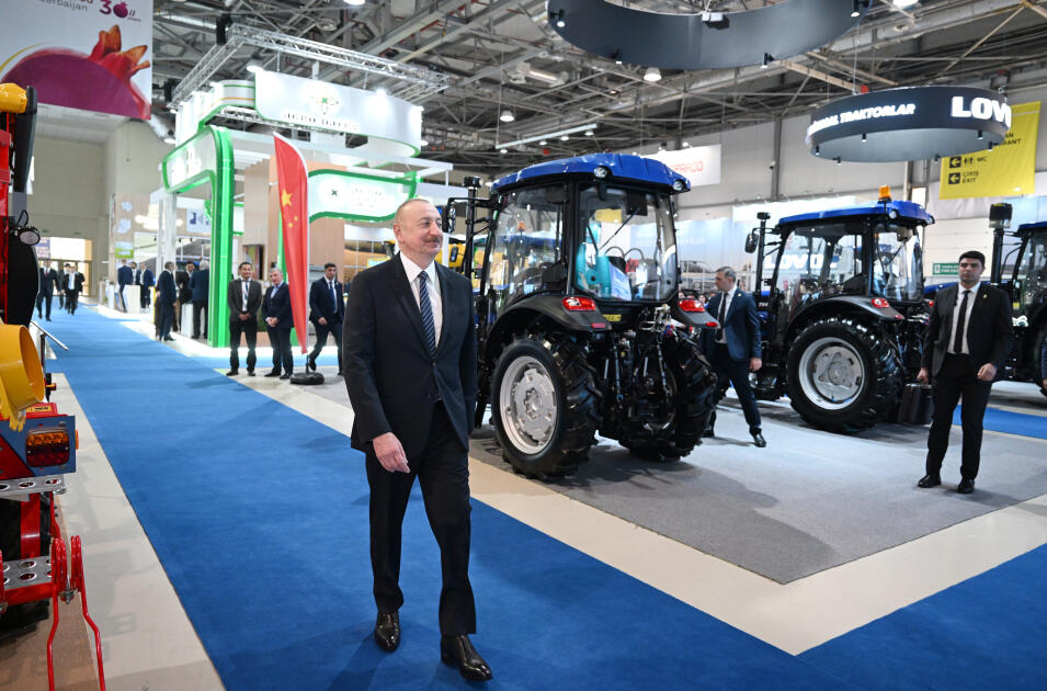 Prezident İlham Əliyev “InterFood Azerbaijan” və “Caspian Agro” sərgiləri ilə tanış olub