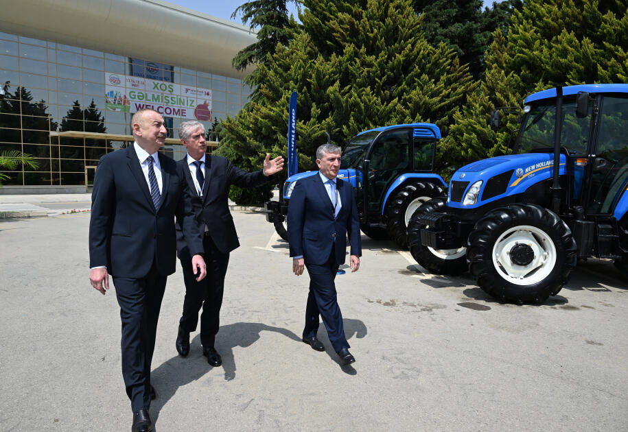 Prezident İlham Əliyev “InterFood Azerbaijan” və “Caspian Agro” sərgiləri ilə tanış olub