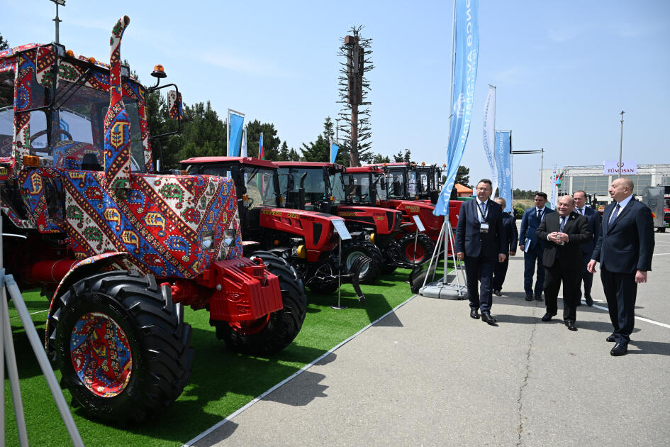 Prezident İlham Əliyev “InterFood Azerbaijan” və “Caspian Agro” sərgiləri ilə tanış olub