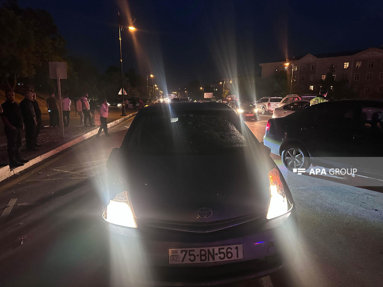 Тяжелое ДТП в Нахчыване, есть пострадавшие