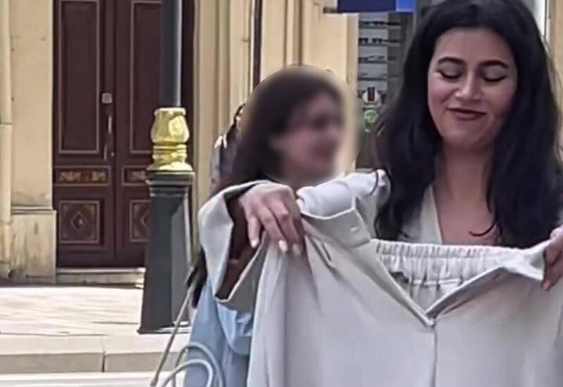 Bakıda qızı küçədə "soyundurub" reklam çəkdilər
