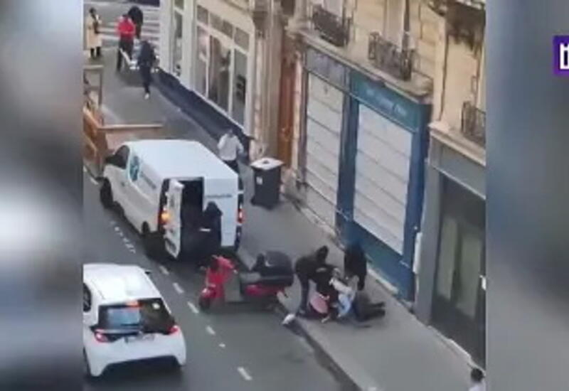 В Париже попытались похитить беременную женщину