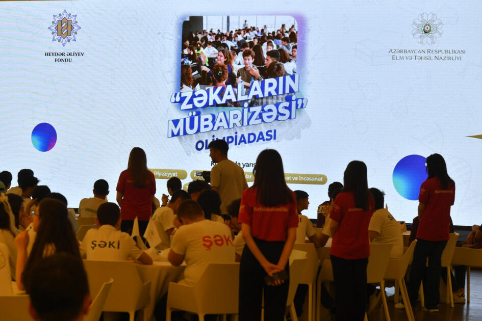 “Zəkaların mübarizəsi” olimpiadasının final mərhələsi keçirilib