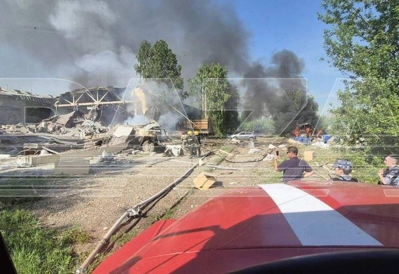 Взрыв на предприятии в России