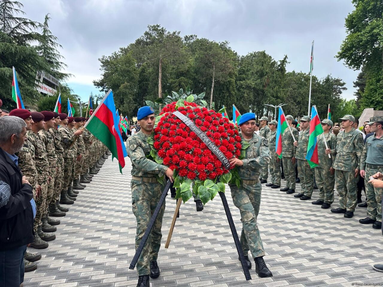 В Агджабеди преданы земле останки шехида Первой Карабахской войны