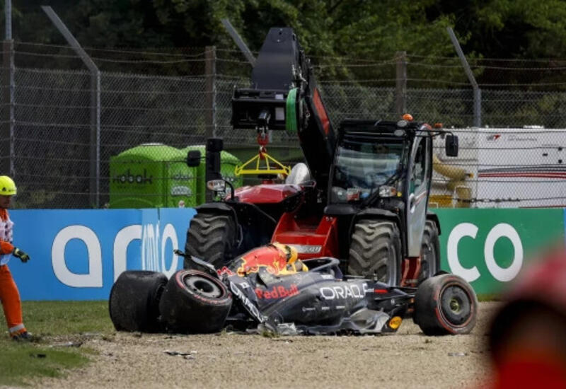Болид Red Bull на бешеной скорости влетел в барьер