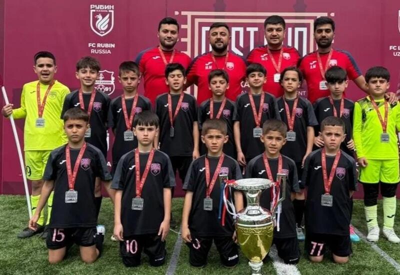 "Sabah"ın U-10 komandası Kazanda gümüş medal qazandı