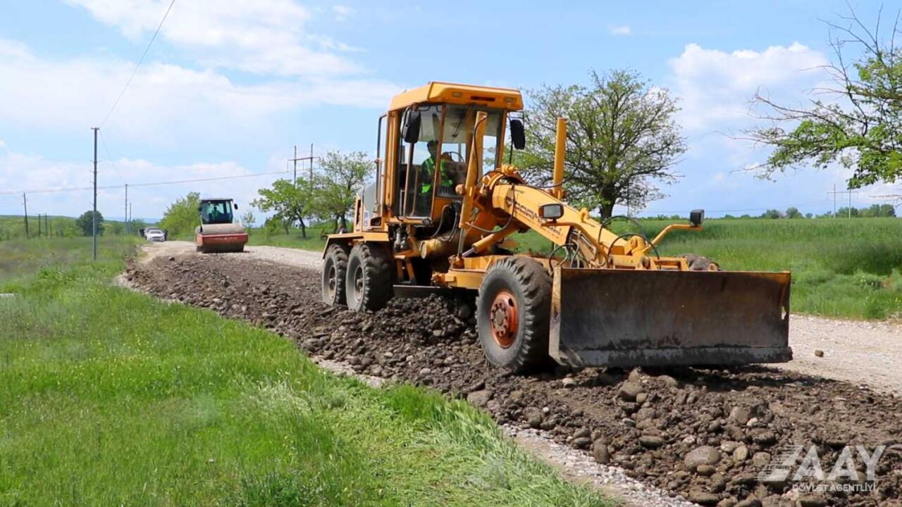 В одном из районов Азербайджана стартовал капремонт важной автодороги
