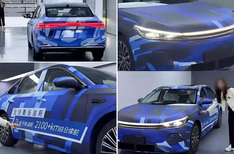 Geely показала бизнес-седан с запасом хода свыше 2100 километров