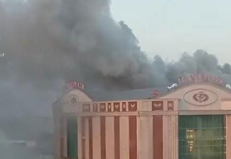 Пожар в известном ресторане в Баку