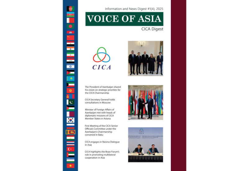 Вышел в свет первый в 2025 году выпуск журнала Voice of Asia: CICA Digest