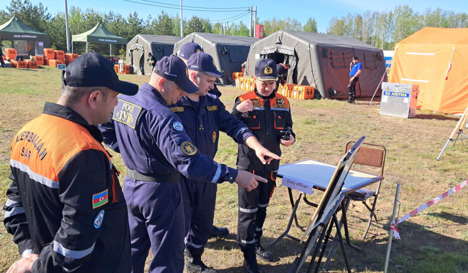 МЧС Азербайджана приняло участие в межгосударственных учениях СНГ