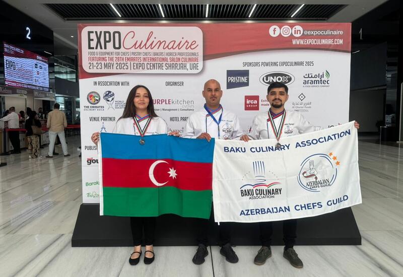 Азербайджанские кулинары отличились на международном чемпионате в ОАЭ