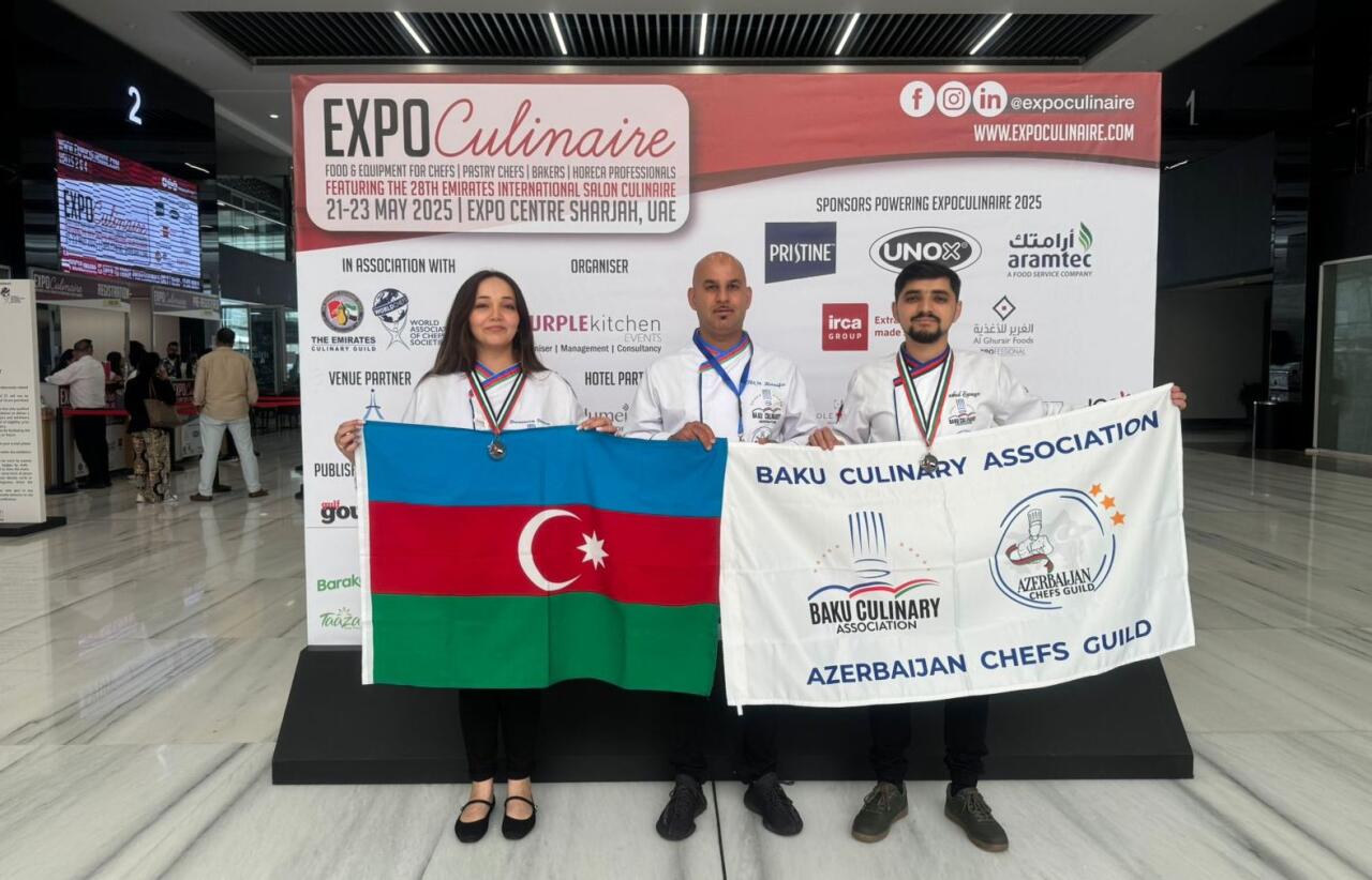 Азербайджанские кулинары отличились на международном чемпионате в ОАЭ