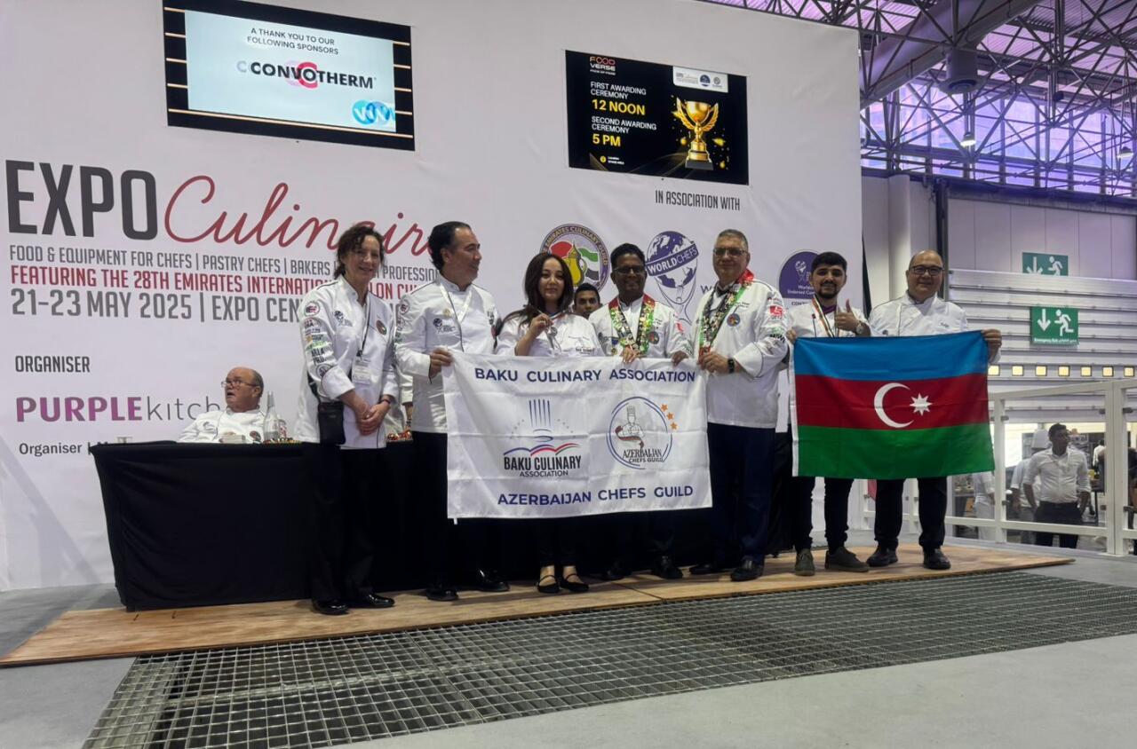 Азербайджанские кулинары отличились на международном чемпионате в ОАЭ