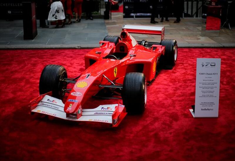 Ferrari Шумахера ушла с аукциона за рекордную сумму