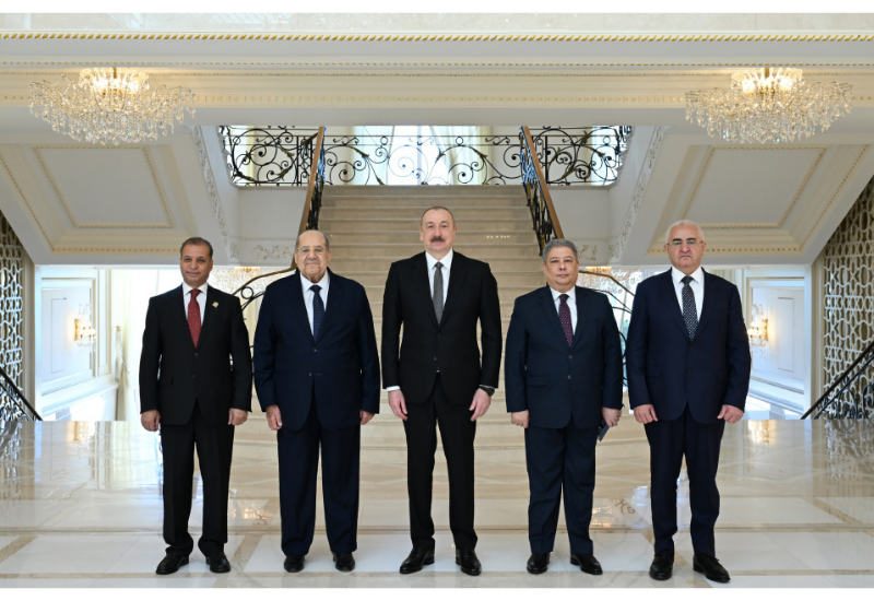 Президент Ильхам Алиев принял председателя Сената Египта