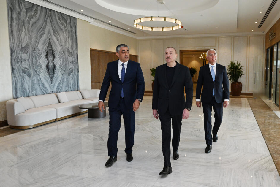 Президент Ильхам Алиев принял участие в открытии комплекса отдыха "Лачин"