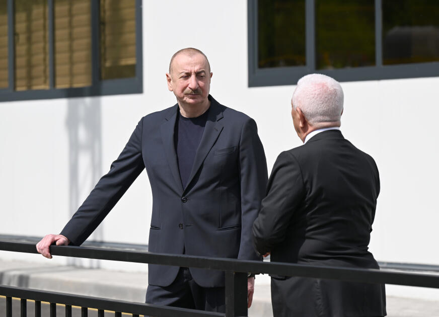 Президент Ильхам Алиев принял участие в открытии гидроэлектростанций "Ашагы Малыбейли" и "Мирик" в Лачине