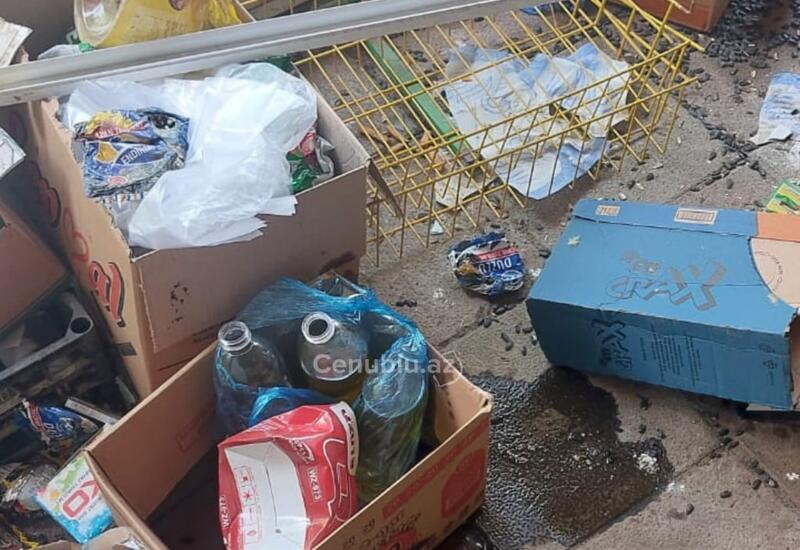 Lənkəranda marketdə partlayış olub, xəsarət alan var