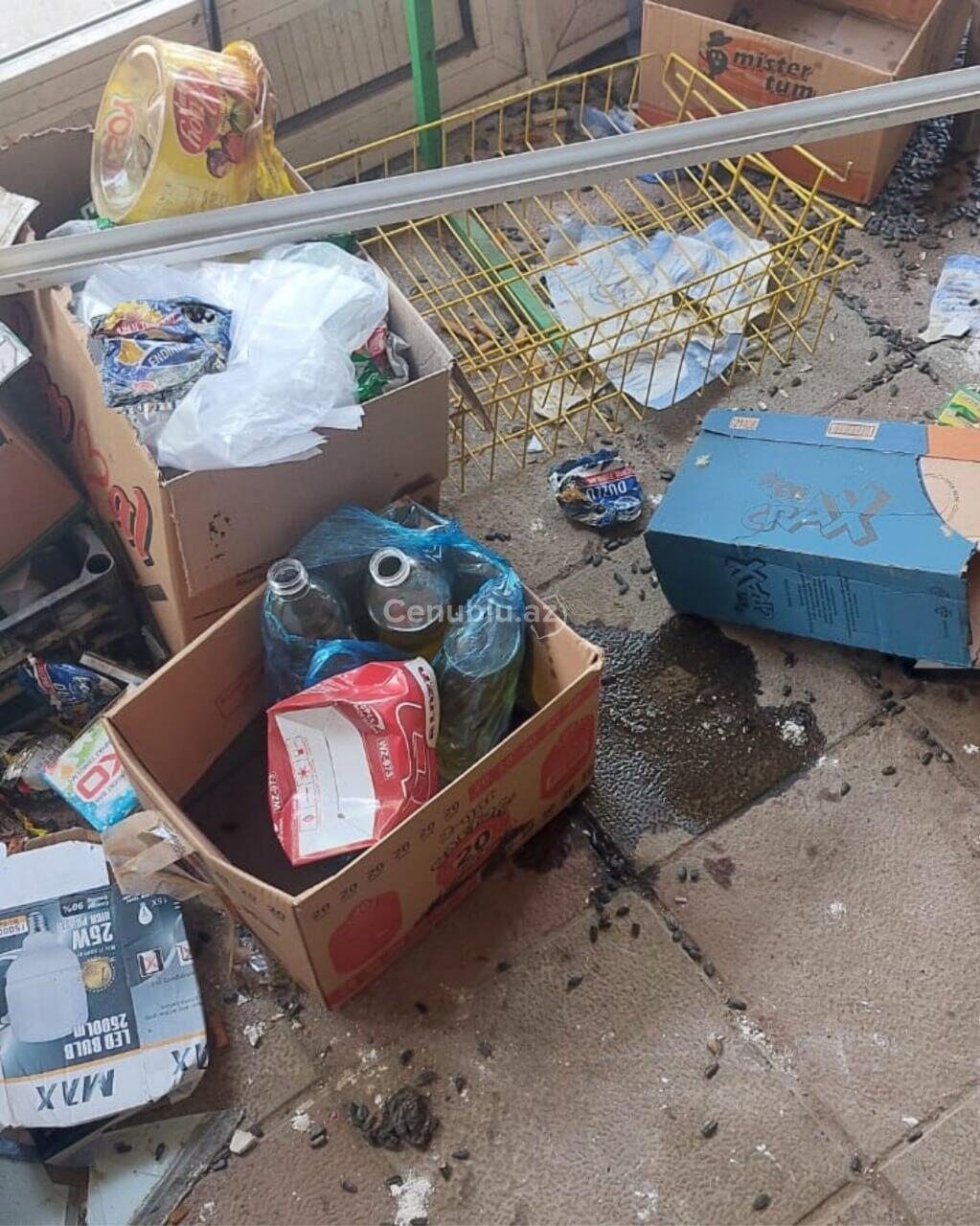 Lənkəranda marketdə partlayış olub, xəsarət alan var