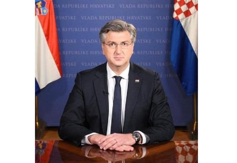 Xorvatiyanın Baş naziri Andrey Plenkoviç Prezident İlham Əliyevə təbrik məktubu ünvanlayıb