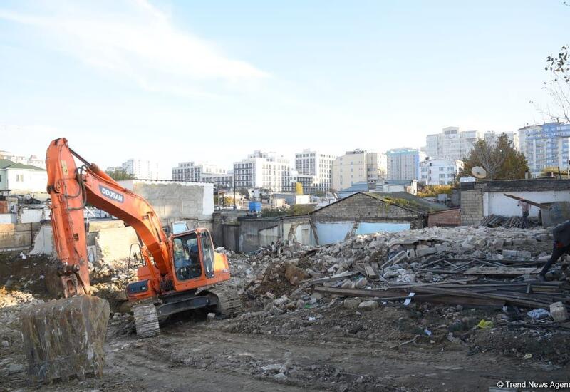 Bakıda böyük söküntü işləri başladı, park salınacaq