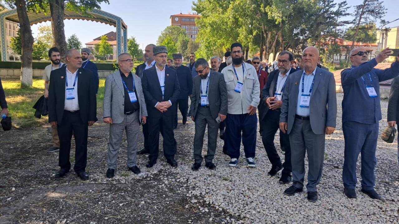 Türkiyə və Gürcüstandan olan din xadimləri Şuşa şəhəri ilə tanış olublar