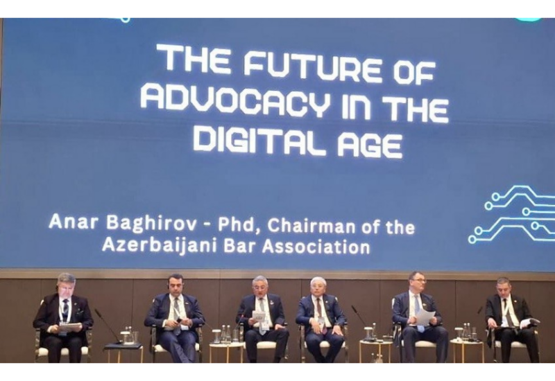 Vəkillər Kollegiyasının rəhbərliyi Beynəlxalq Hüquq Forumunda iştirak edib