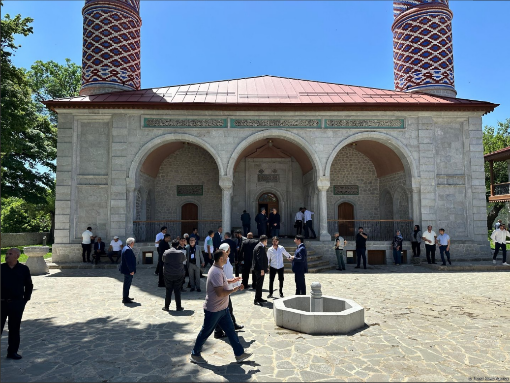 Türkiyə və Gürcüstandan olan din xadimləri Şuşa şəhəri ilə tanış olublar