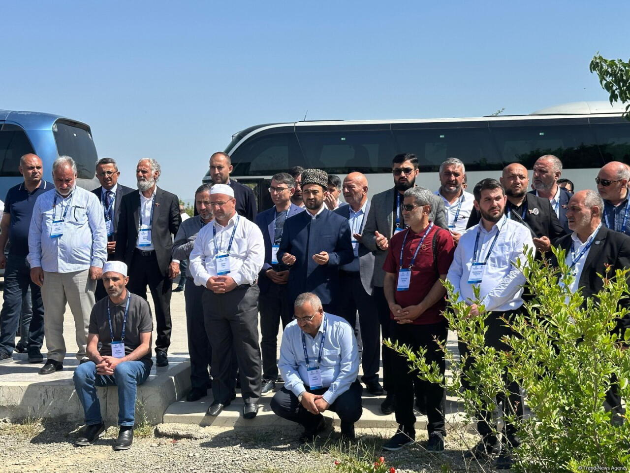 Türkiyə və Gürcüstandan olan din xadimləri Ağdamda səfərdədilər