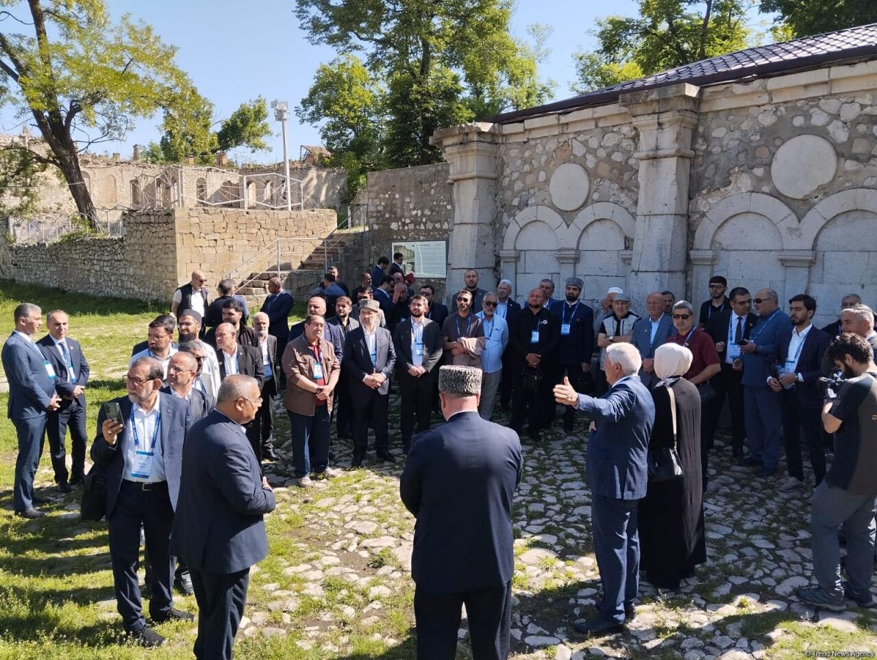 Türkiyə və Gürcüstandan olan din xadimləri Şuşa şəhəri ilə tanış olublar