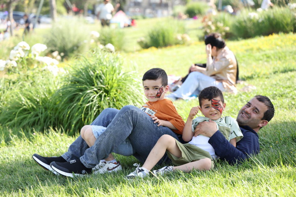 Heydər Əliyev Mərkəzinin parkında Uşaq festivalı keçirilib