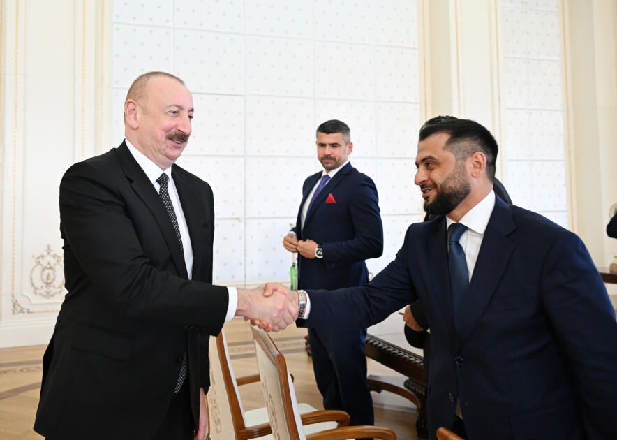 Президент Ильхам Алиев принял членов сборной Азербайджана, ставшей чемпионом мира по мини-футболу