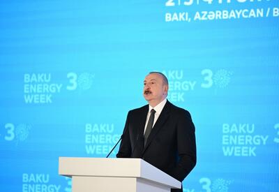 Президент Ильхам Алиев: Инвестиции в энергетическую безопасность многих стран повышают геополитическую значимость Азербайджана - ПОЛНЫЙ ТЕКСТ ВЫСТУПЛЕНИЯ ГЛАВЫ ГОСУДАРСТВА