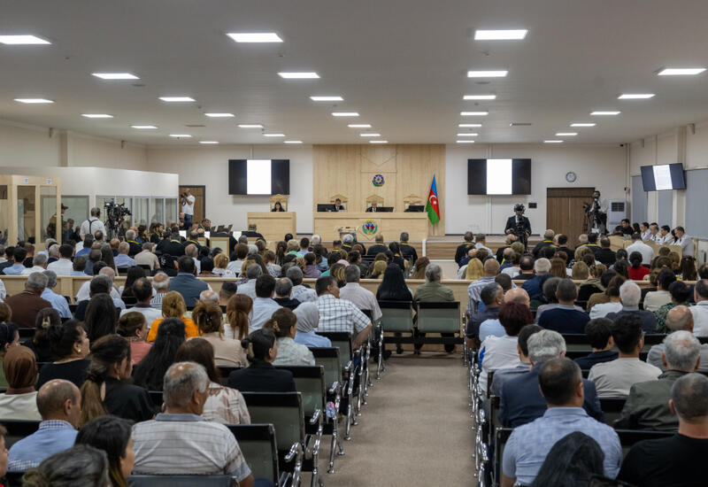 Vətən müharibəsində Ermənistan silahlı qüvvələrinin Azərbaycanın mülki infrastrukturuna ziyan vurması ilə bağlı sənədlər məhkəmədə tədqiq olunub