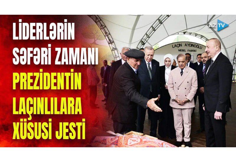 Prezident Ərdoğan və Şərifin səfəri zamanı laçınlılara hansı jesti edib? – DETALLAR