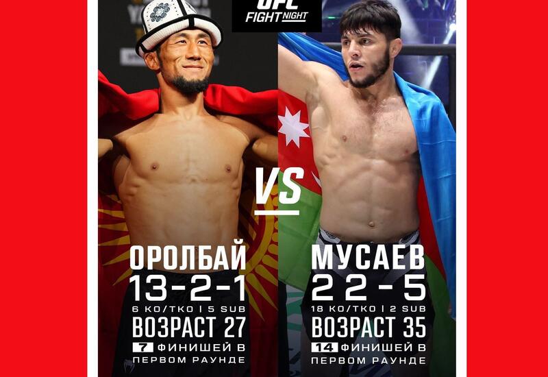 Азербайджанский спортсмен Тофик Мусаев выступит на первом в истории турнире UFC в Баку