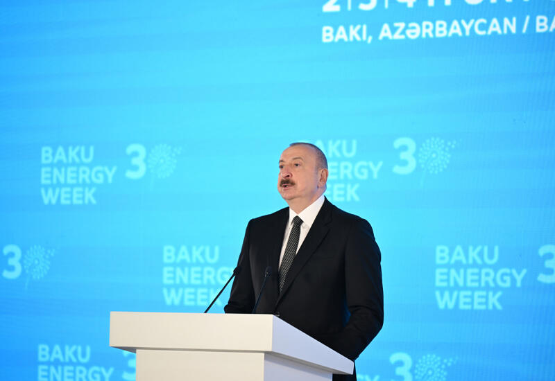 Prezident İlham Əliyev: Bir çox digər ölkələrin enerji təhlükəsizliyinə sərmayə yatırımı Azərbaycanın geosiyasi əhəmiyyətini artırır