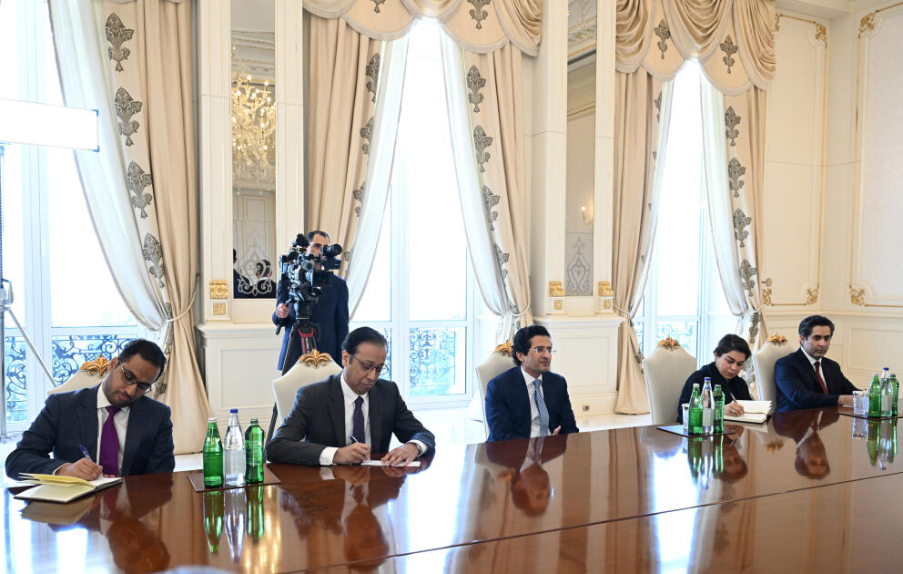 Президент Ильхам Алиев принял министра энергетики Пакистана