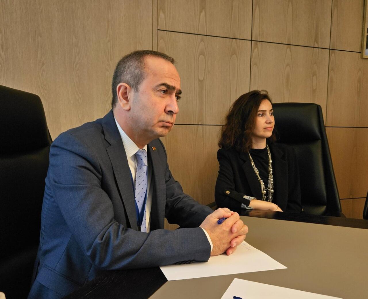 Komitə sədri Belçikada diaspor təşkilatlarının rəhbərləri ilə görüşüb