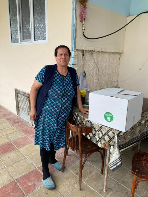 Heydər Əliyev Fondunun vitse-prezidenti Leyla Əliyevanın təşəbbüsü ilə Yevlaxda ailələrə qurban payları çatdırılıb