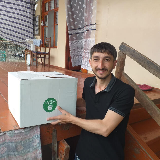 Heydər Əliyev Fondunun vitse-prezidenti Leyla Əliyevanın təşəbbüsü ilə Yevlaxda ailələrə qurban payları çatdırılıb