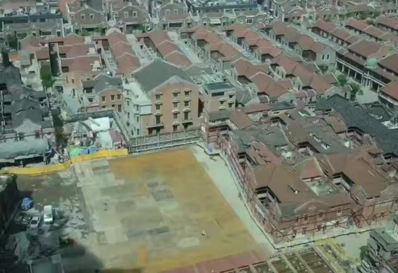 В Китае переместили исторический комплекс зданий весом 7500 тонн