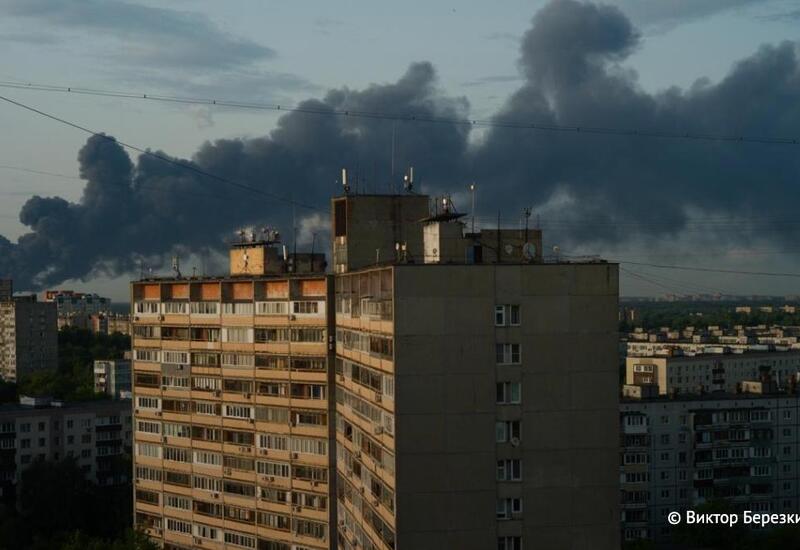 Десятки тысяч кв м. горят в Подмосковье