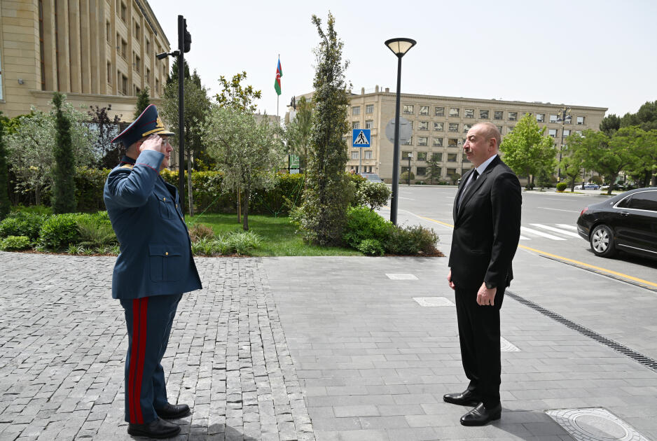 Президент Ильхам Алиев принял участие в открытии нового административного здания Государственного таможенного комитета