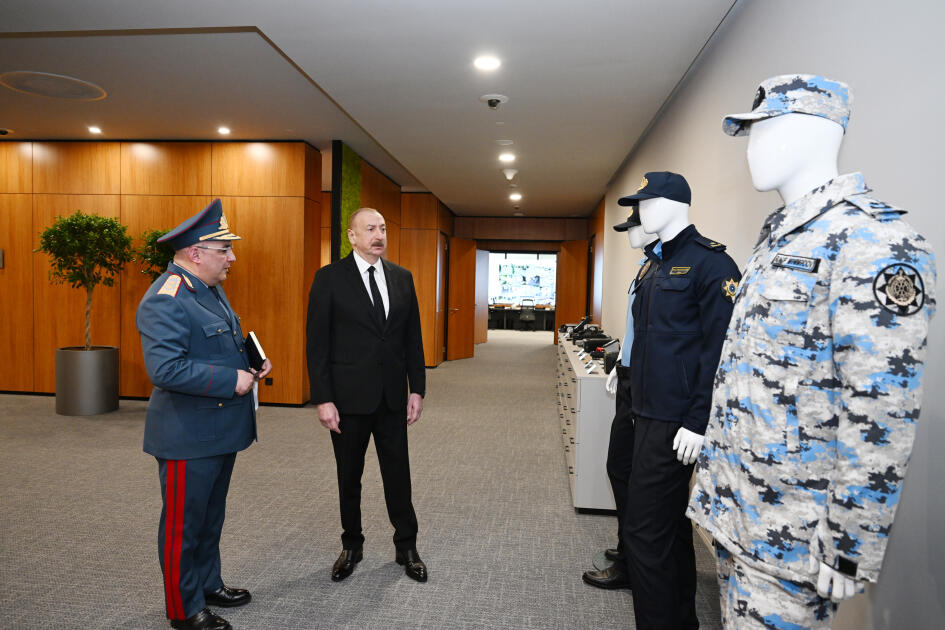 Президент Ильхам Алиев принял участие в открытии нового административного здания Государственного таможенного комитета