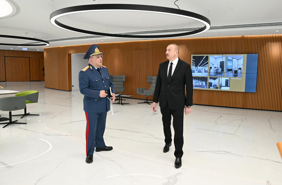 Президент Ильхам Алиев принял участие в открытии нового административного здания Государственного таможенного комитета