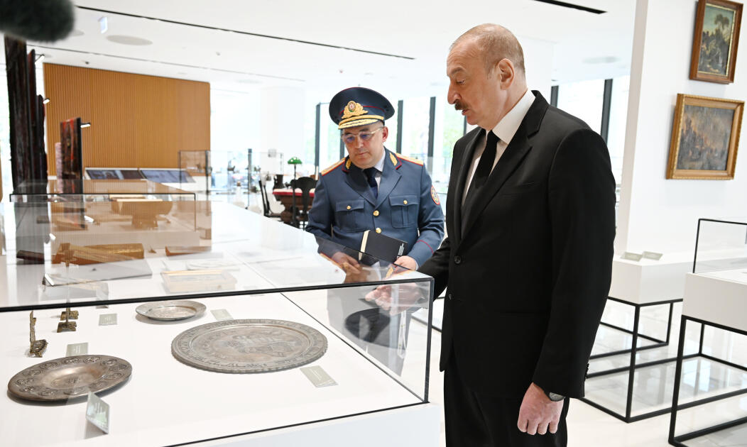 Президент Ильхам Алиев принял участие в открытии нового административного здания Государственного таможенного комитета